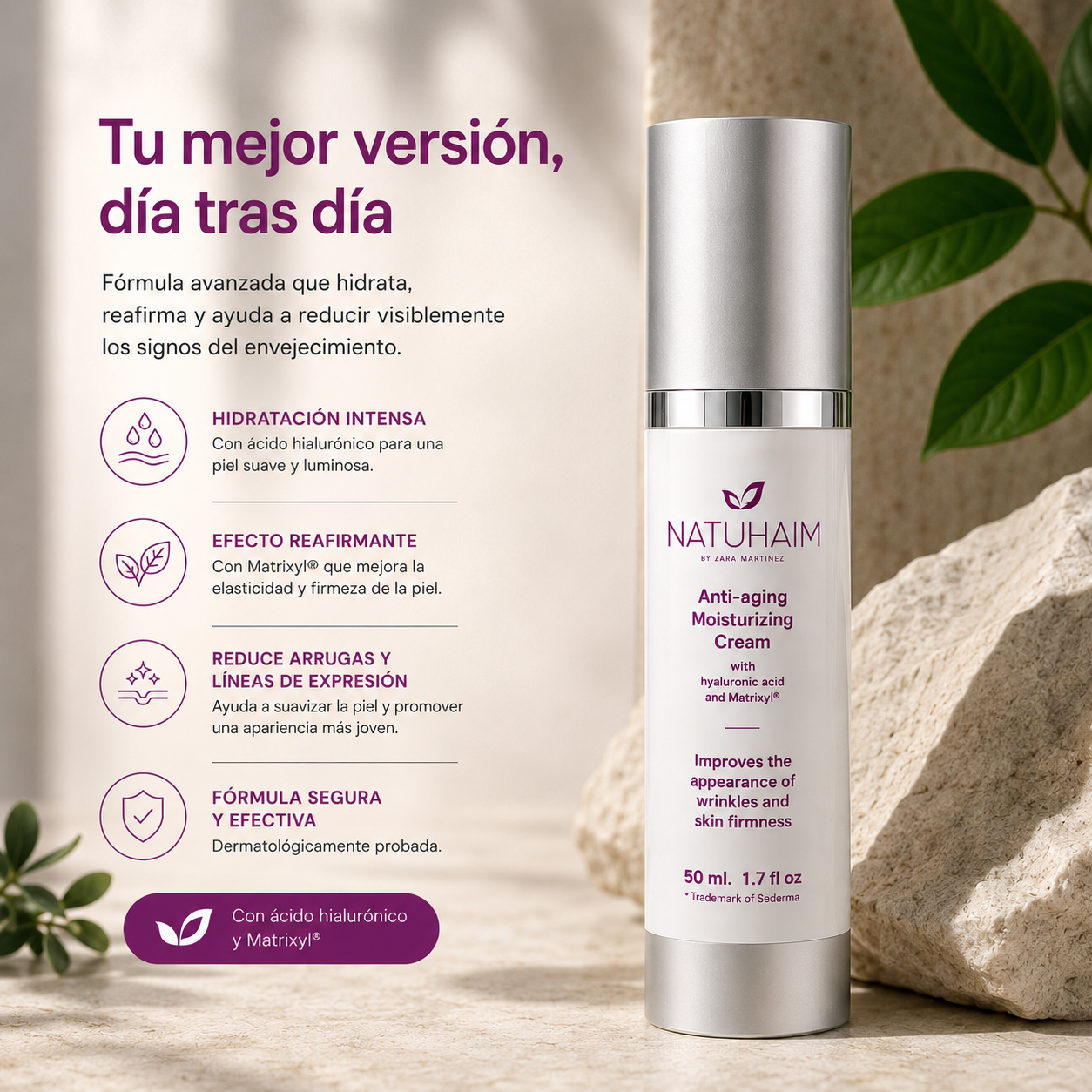 Crema para ar rugas - Natuhaim